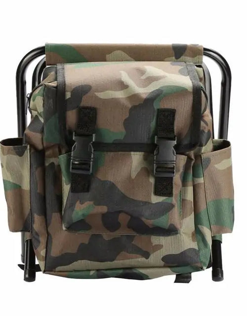 Load image into Gallery viewer, Folding Stool Backpack

