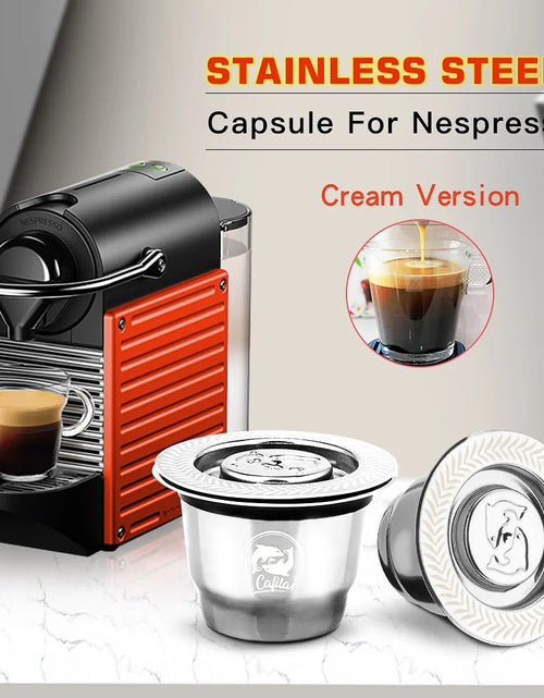 Load image into Gallery viewer, Stainless Steel Refillable Coffee Capsule and Accessories
