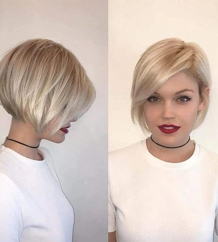 Pixie Cut Blond Wig