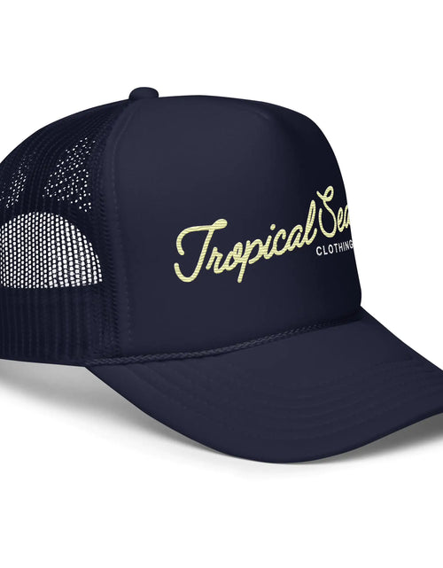 Load image into Gallery viewer, Fancy Tropical Seas Foam Trucker Hat
