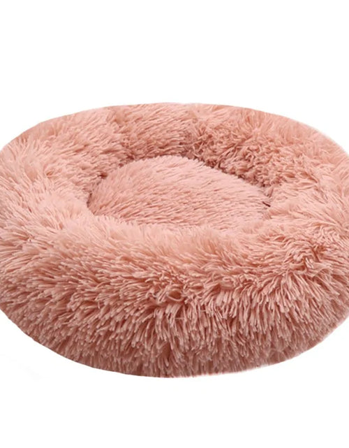 Load image into Gallery viewer, Cozy Round Pet Lounger Bed for Large Dogs and Cats
