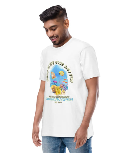 Men’s Premium Heavyweight Watercolor Reef tee