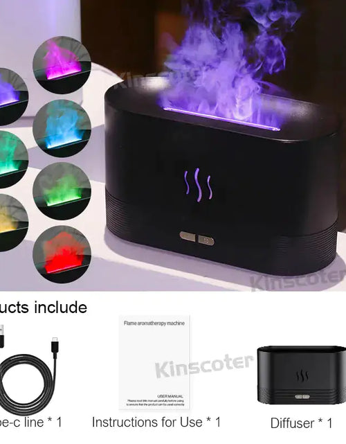 Load image into Gallery viewer, Flame Mist Aroma Diffuser
