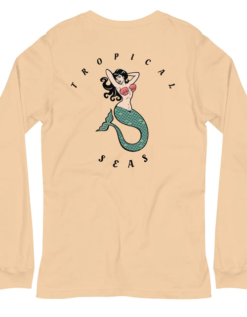 Load image into Gallery viewer, Tropical Mermaid Long Sleeve Shirt
