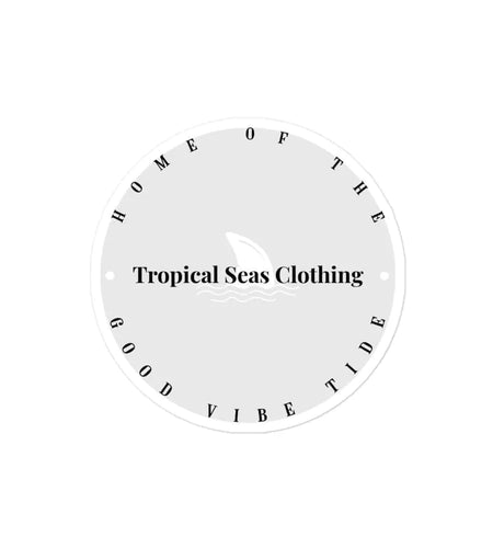 New Tropical Seas Logo stickers