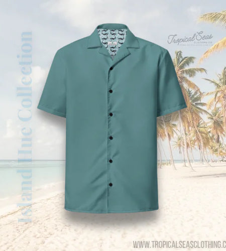 Ocean Green button shirt