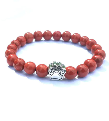 Pet Footprint Stone Bracelets