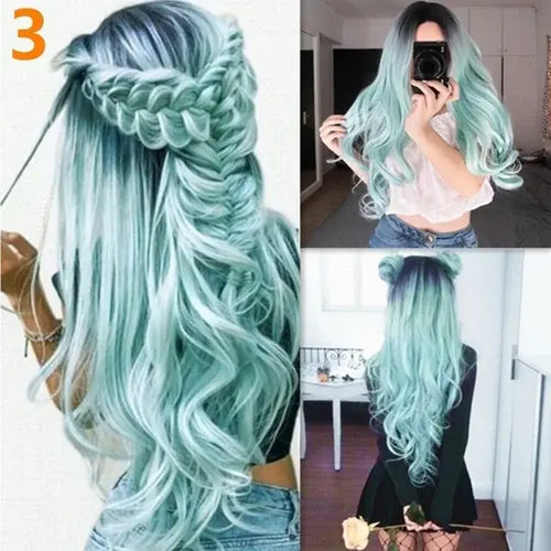 Load image into Gallery viewer, OmbreLong Silver Wig
