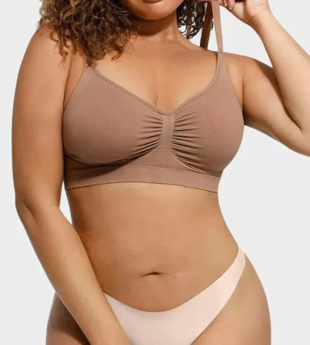 Flex Fit Double-Layer Seamless Yoga Bra