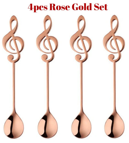 Musical Note Coffee Spoons