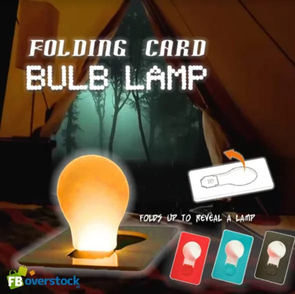 LED Hero Folding Card Bulb Lamp