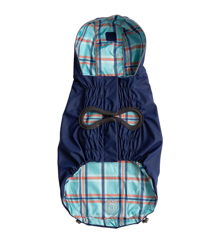 Reversible Elasto-Fit Raincoat - Navy