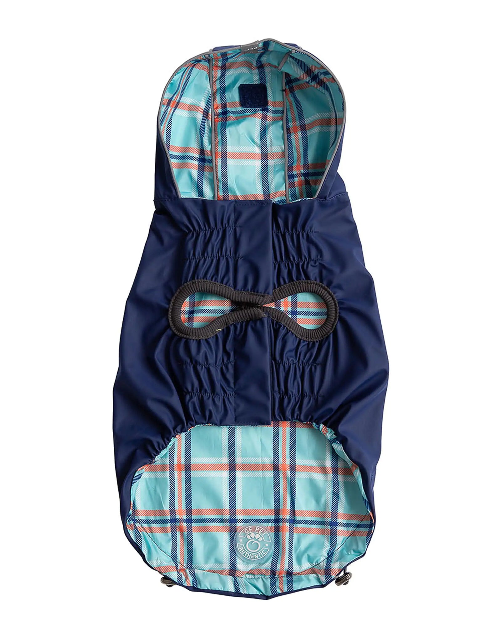 Reversible Elasto-Fit Raincoat - Navy