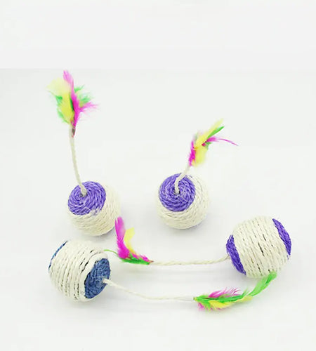 Cat Scratching Ball Toy