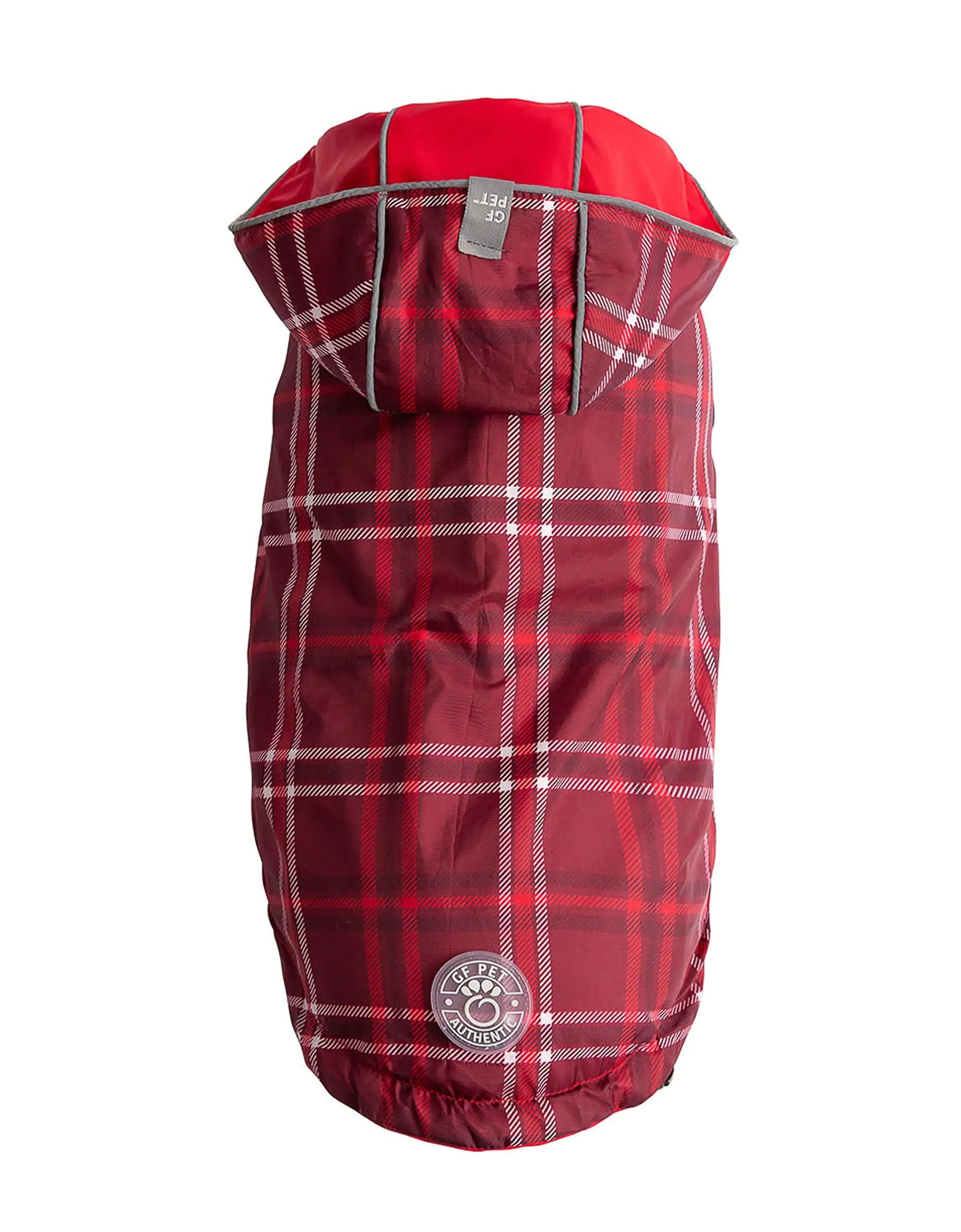 Reversible Elasto-Fit Raincoat - Red
