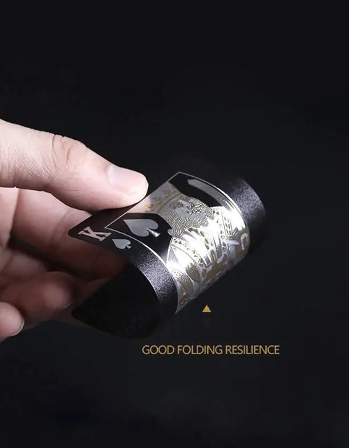 Load image into Gallery viewer, Black Gold Playing Cards
