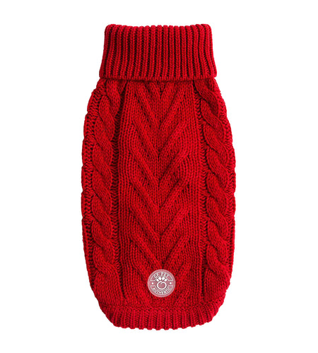 Red Chalet Dog Sweater