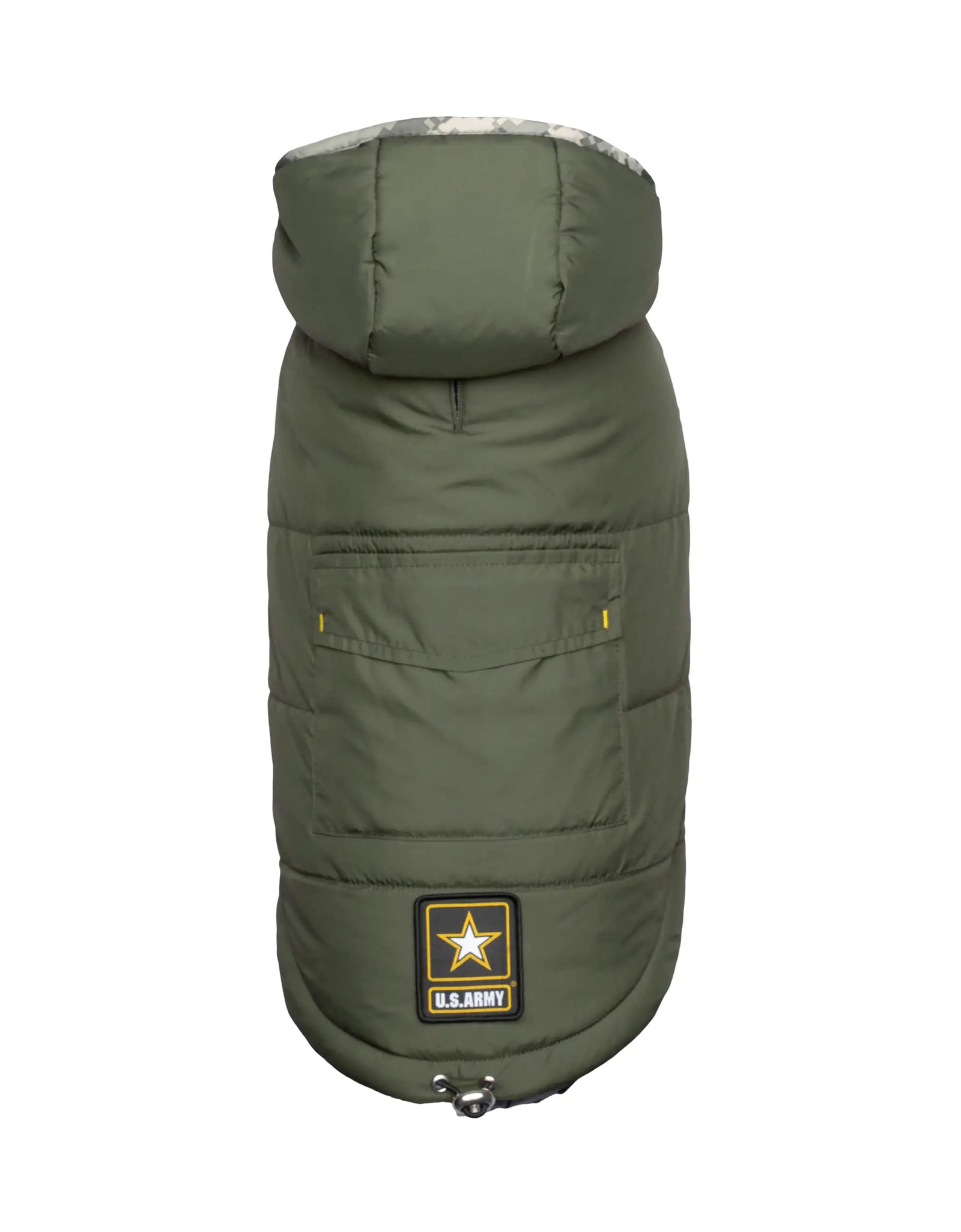 Dark Camo Army Dog Parka