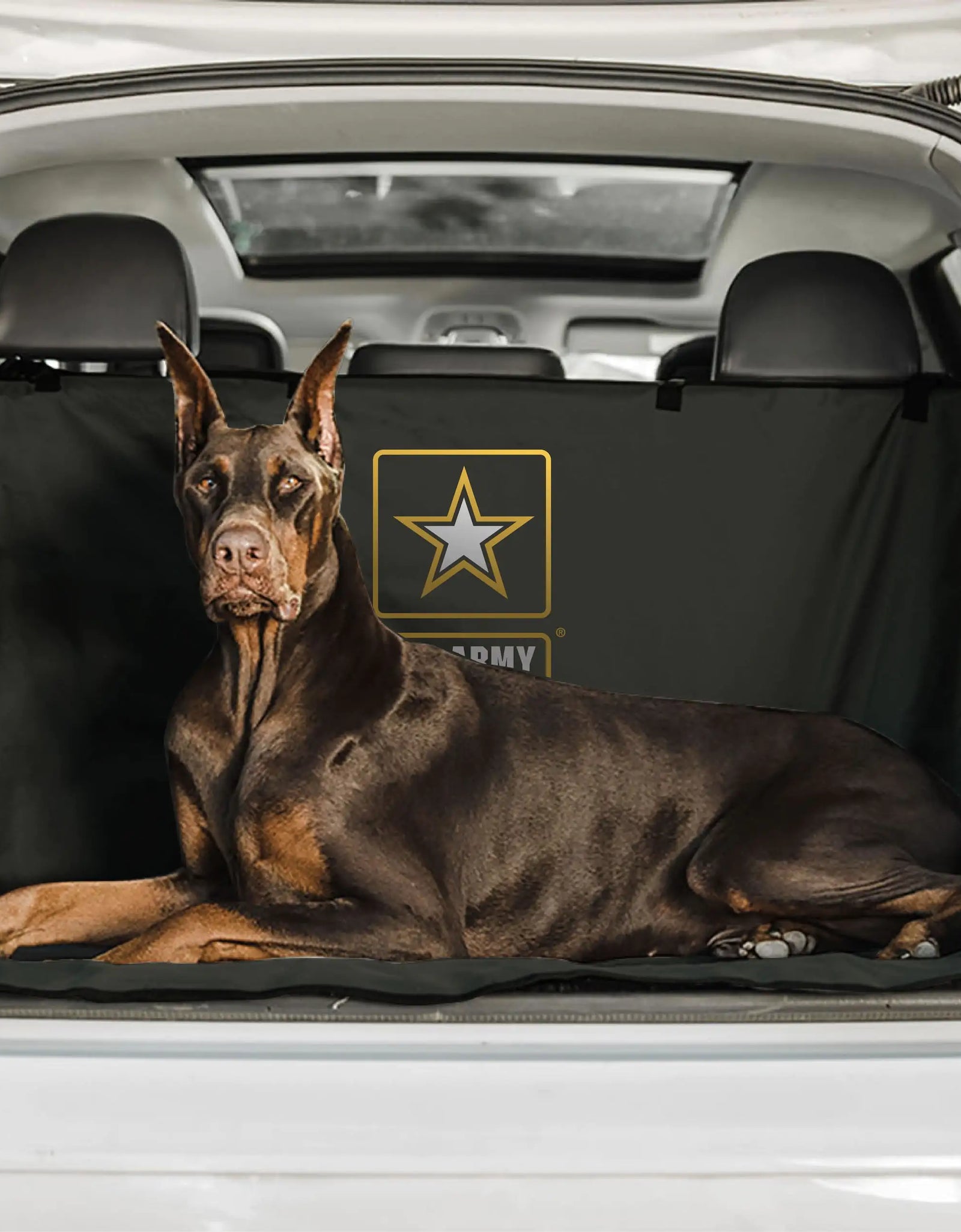 US Army Car or SUV Cargo Pet Cover - Dark Camo