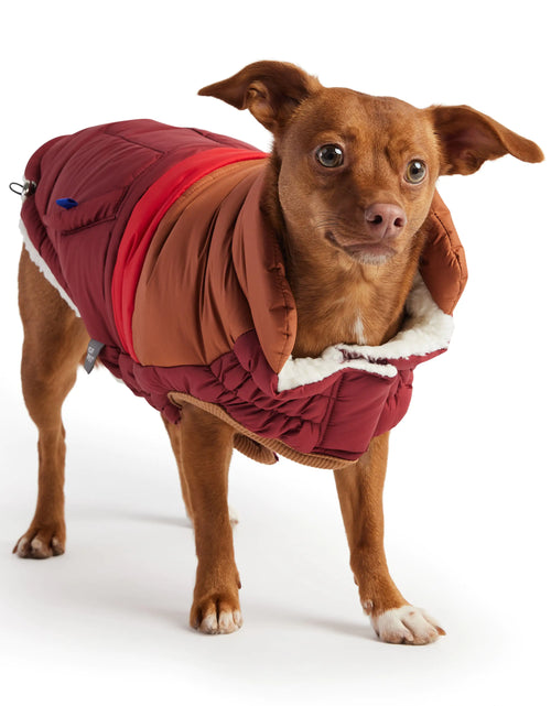 Load image into Gallery viewer, Retro Puffer - Dark Red
