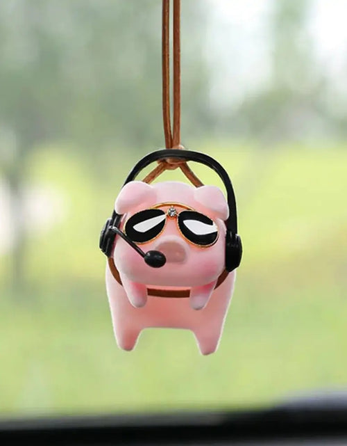Load image into Gallery viewer, Swing Pig Car Interior Ornament
