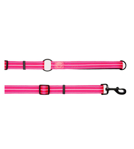 Reflective Leash - EEZY-6 - Neon Pink