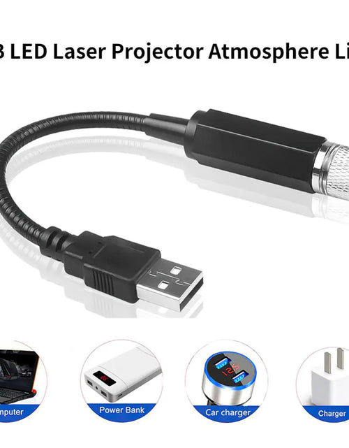 Load image into Gallery viewer, Mini LED Car Night Light Roof Projector
