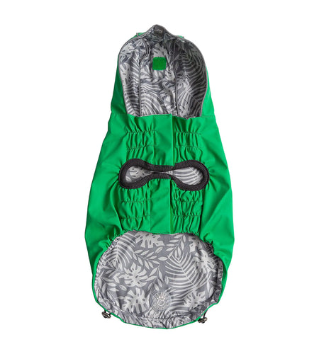 Reversible Elasto-Fit Raincoat - Green