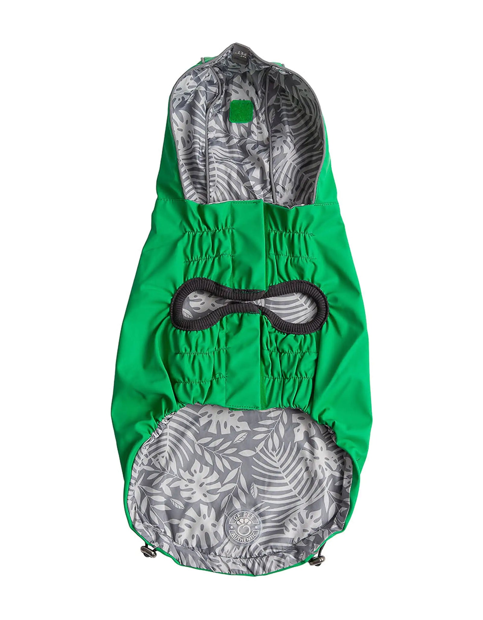 Reversible Elasto-Fit Raincoat - Green