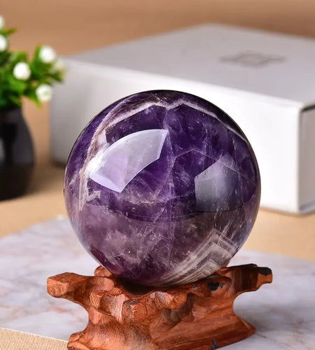 Natural Amethyst Ball