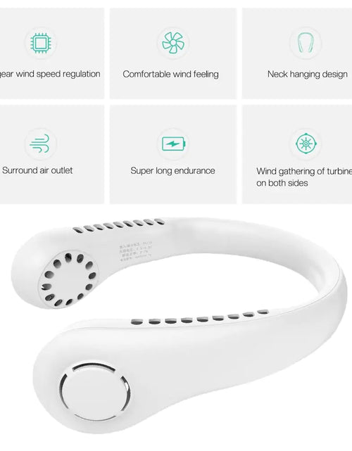 Load image into Gallery viewer, Bladeless Hanging Neck Fan
