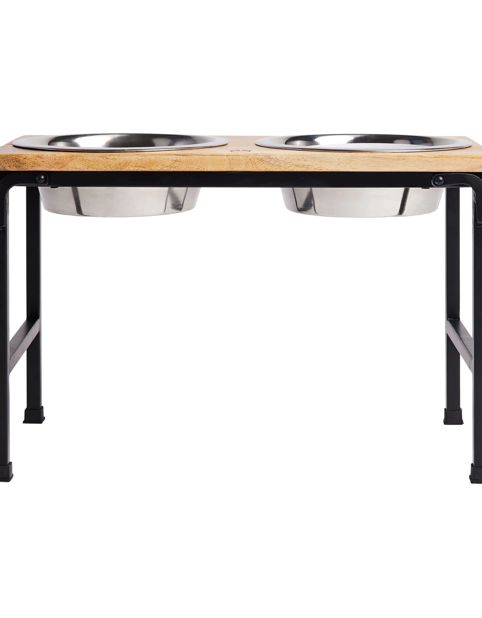 Wood & Metal Elevated Feeder