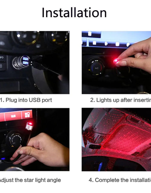 Load image into Gallery viewer, Mini LED Car Night Light Roof Projector
