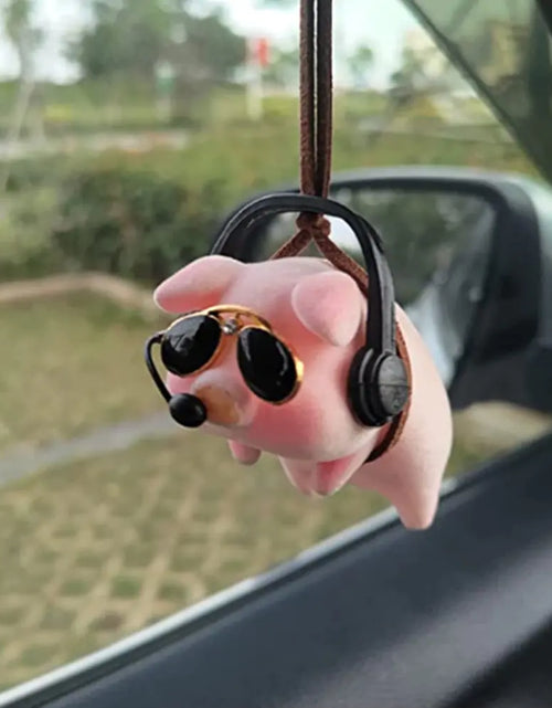 Load image into Gallery viewer, Swing Pig Car Interior Ornament
