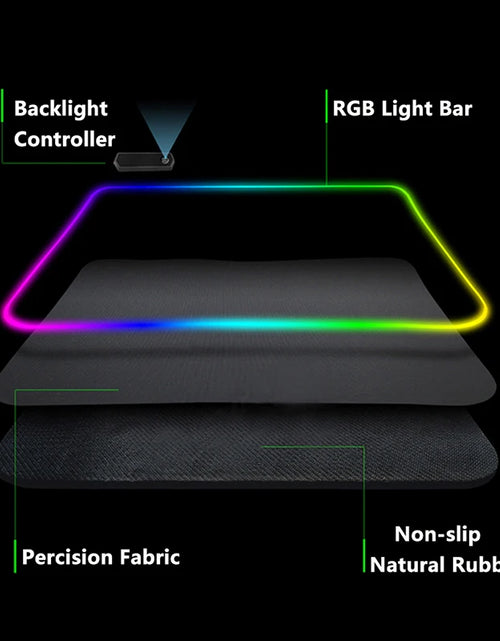 Load image into Gallery viewer, Luminous LED Lighting Mouse Pad

