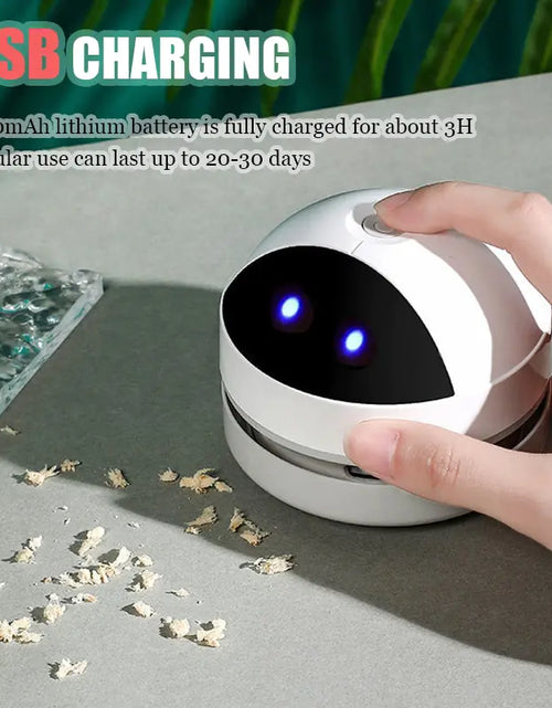 Load image into Gallery viewer, Desk Table Mini Vacuum Cleaner
