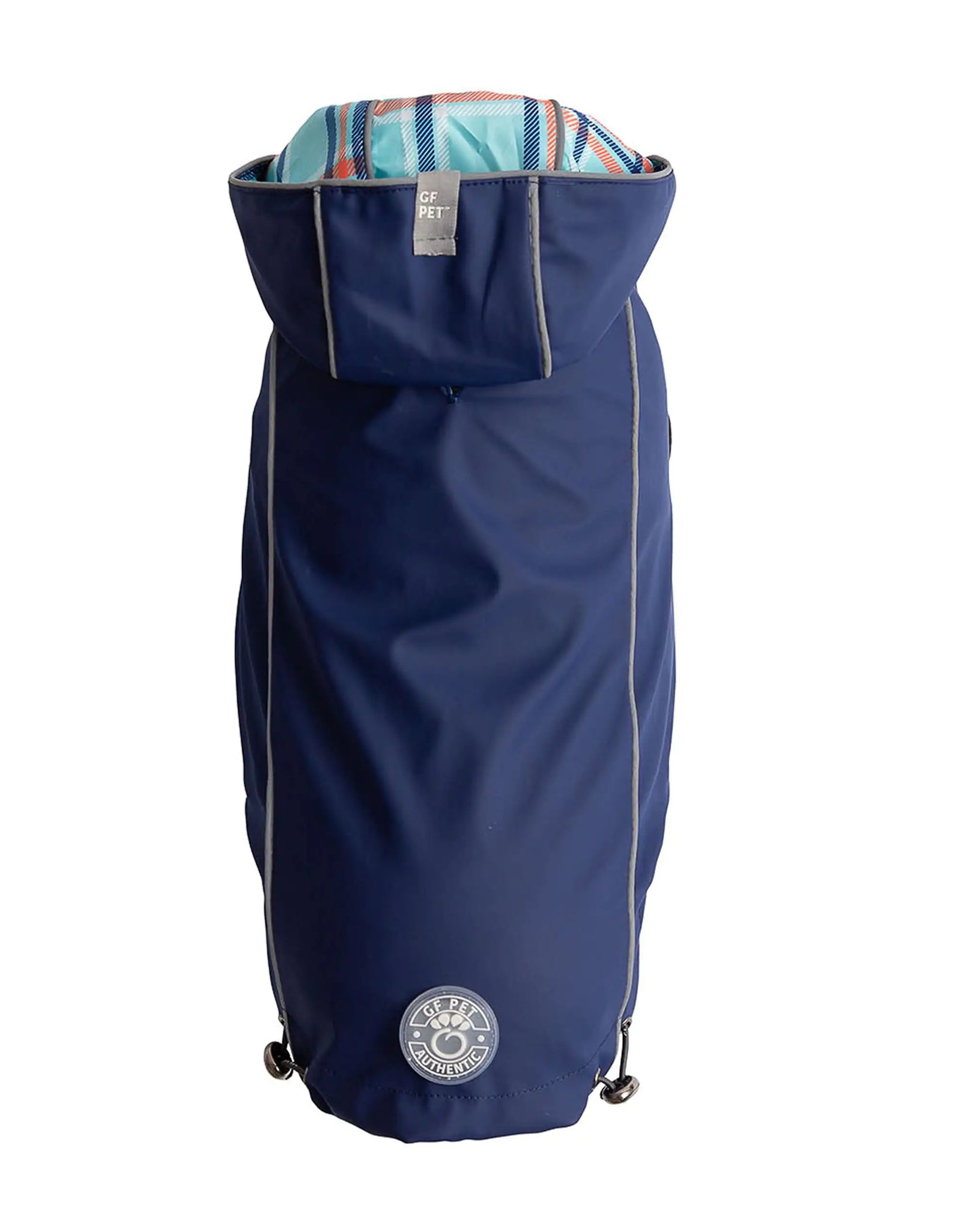 Reversible Elasto-Fit Raincoat - Navy