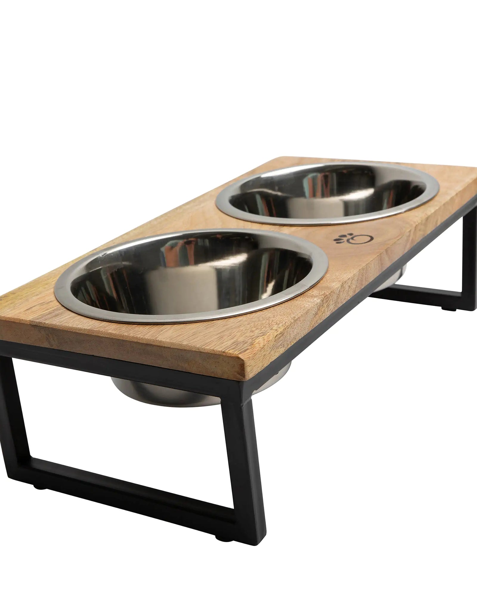 Wood & Metal Elevated Feeder