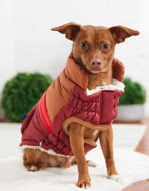 Load image into Gallery viewer, Retro Puffer - Dark Red
