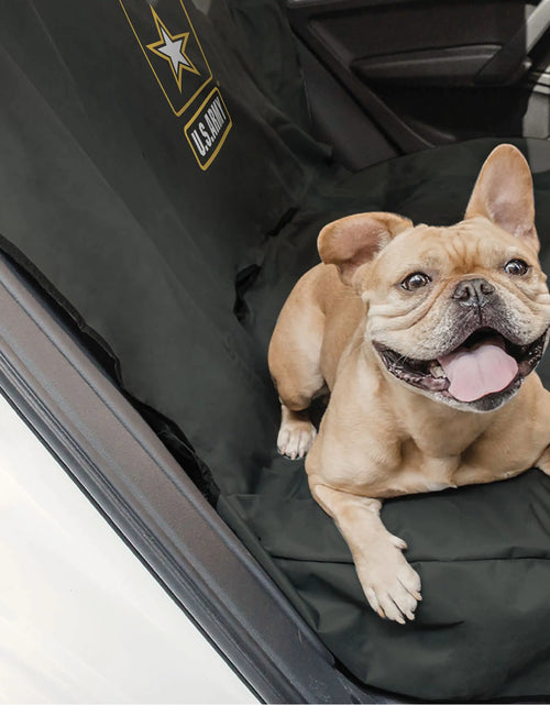 Load image into Gallery viewer, US Army Car Bench Seat Pet Cover - Dark Camo
