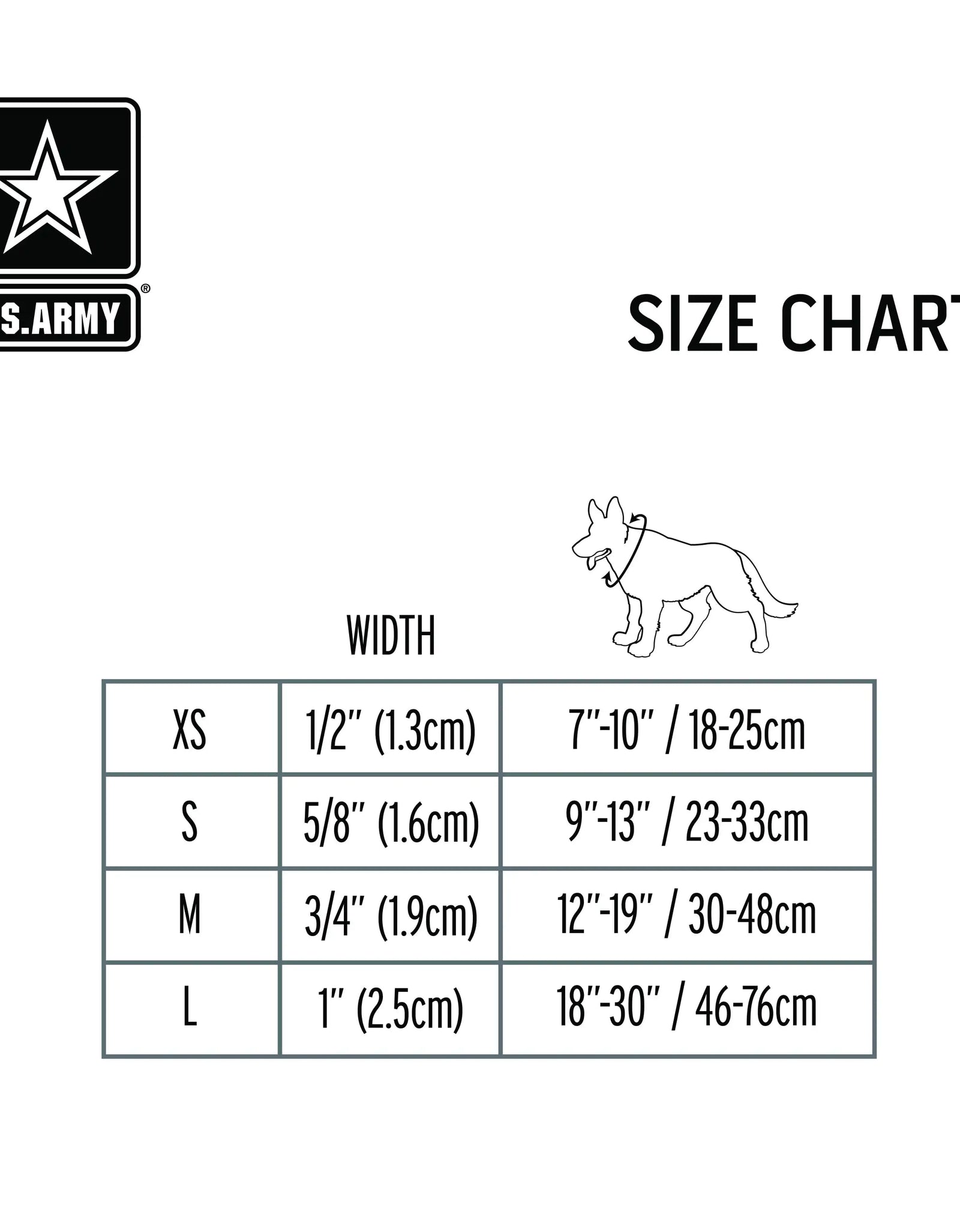 US Army Dog Collar