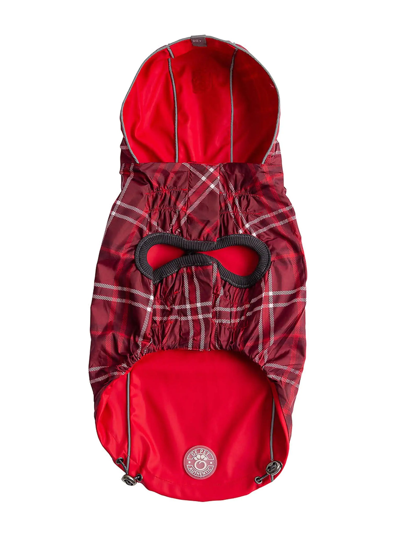 Reversible Elasto-Fit Raincoat - Red