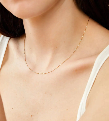 Baby Box Chain Necklace