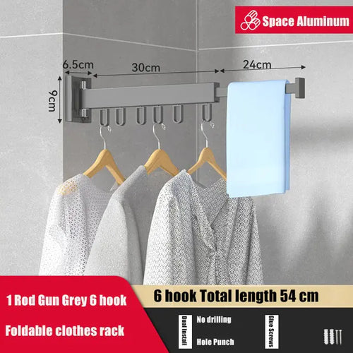 Load image into Gallery viewer, Retractable Cloth Drying Rack
