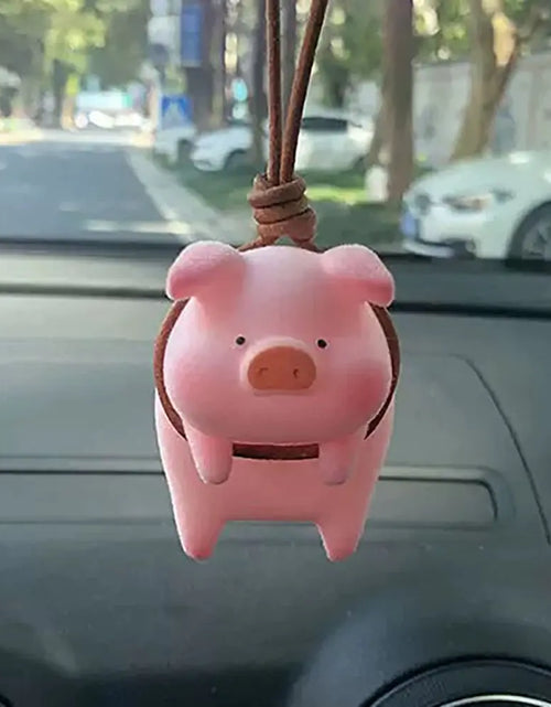 Load image into Gallery viewer, Swing Pig Car Interior Ornament
