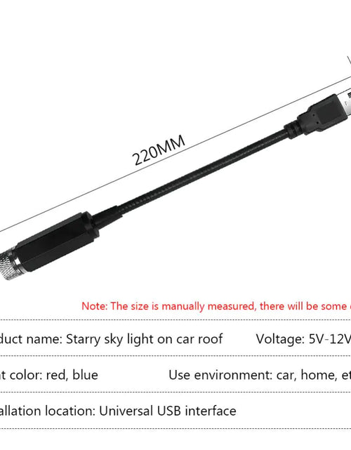 Load image into Gallery viewer, Mini LED Car Night Light Roof Projector
