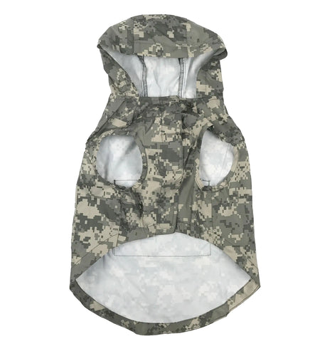 Camo Packable Dog Raincoat