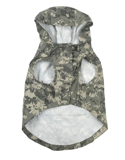 Load image into Gallery viewer, Camo Packable Dog Raincoat
