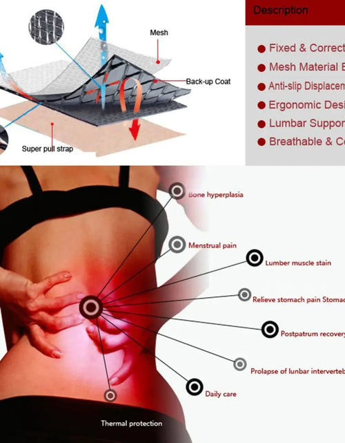 Load image into Gallery viewer, Magnetic Therapy Back Waist Support Belt
