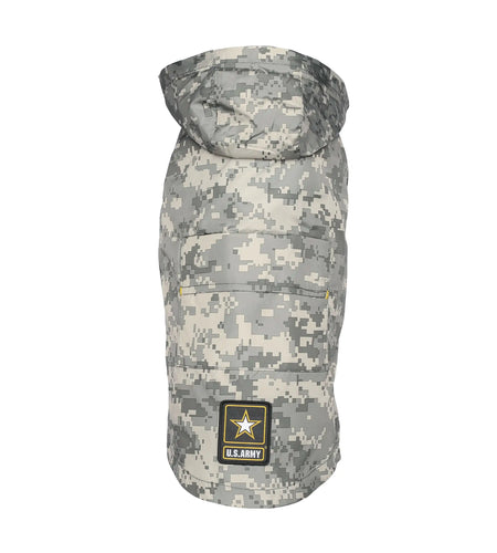 Camo Packable Dog Raincoat